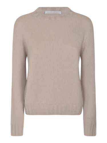 Slim Fit Rib Trim Knit Sweater - Oliver Lattughi - Modalova