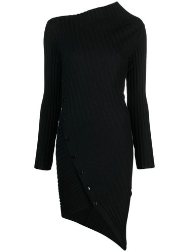 Asymmetric Ribbed-knit Dress - Philosophy di Lorenzo Serafini - Modalova