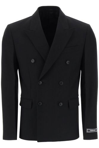 Versace Tailoring Jacket In Wool - Versace - Modalova
