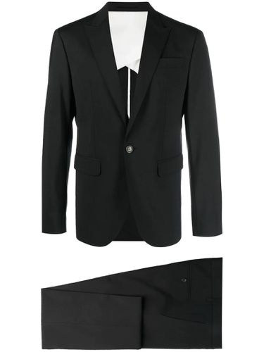 Black Virgin Wool Blend Single-breasted Suit - Dsquared2 - Modalova