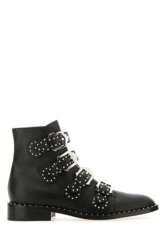 Givenchy Black Leather Ankle Boots - Givenchy - Modalova