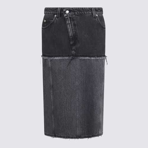 And Grey Cotton Skirt - Alexander McQueen - Modalova