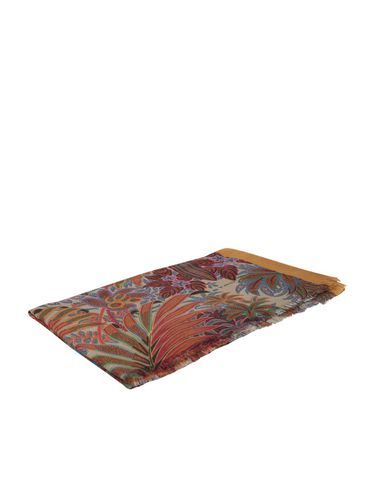 Floral-printed Frayed-edge Scarf - Etro - Modalova