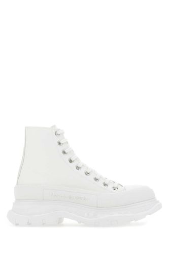 White Canvas Canvas Sack Sneakers - Alexander McQueen - Modalova