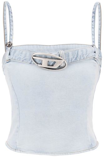 Diesel Light Blue De-lucy-s Top - Diesel - Modalova