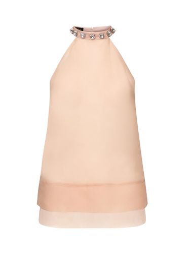 Pinko Mignattino Organza Top - Pinko - Modalova