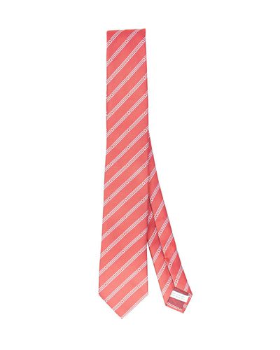 Ferragamo Gancini Embroidered Tie - Ferragamo - Modalova