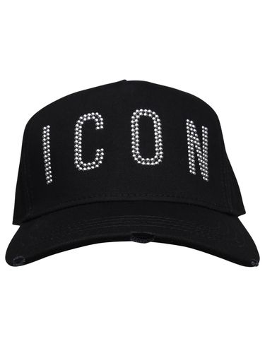 Dsquared2 Black Cotton Cap - Dsquared2 - Modalova