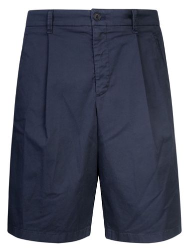 Elastic Waist Wide Leg Shorts - Giorgio Armani - Modalova