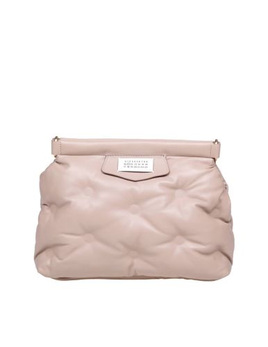 Shoulder Bag In Matelasse Leather Beige Color - Maison Margiela - Modalova