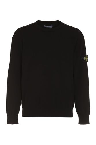 Cotton Crew-neck Sweater - Stone Island - Modalova