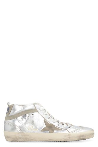 Mid Star Leather Sneakers - Golden Goose - Modalova