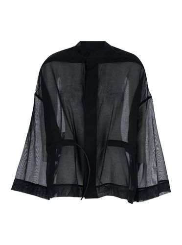 Sail Semi-sheer Bomber Jacket In Cotton Woman - Rick Owens - Modalova