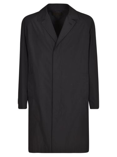 Prada Single-breasted Logo Trench - Prada - Modalova