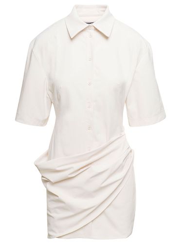Shirt Dress La Robe Camisa In Cotton Blend Woman - Jacquemus - Modalova