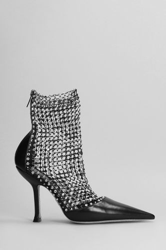 Galaxia High Heels Ankle Boots In Leather - René Caovilla - Modalova