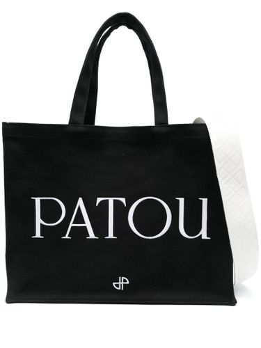 Patou Black Organic Cotton Tote Bag - Patou - Modalova