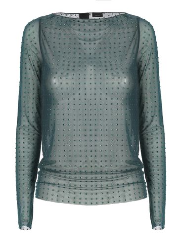 Pinko Sweater With Strass - Pinko - Modalova