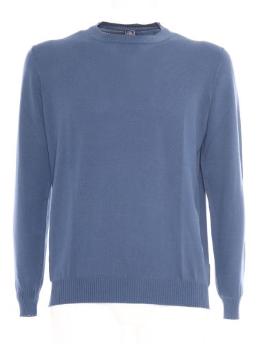 Crew-neck L/s Knitted Sweater Man - Fedeli - Modalova