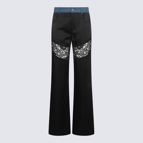 Blumarine Black Denim Pants - Blumarine - Modalova