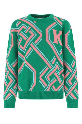 Embroidered Wool Blend Sweater - Koché - Modalova