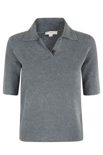 Vince Soft Boucle Ss Polo - Vince - Modalova