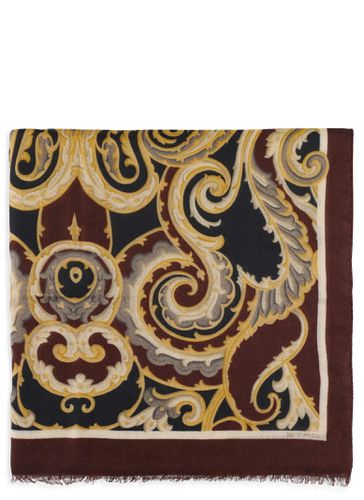 Etro Shawl With Paisley Print - Etro - Modalova