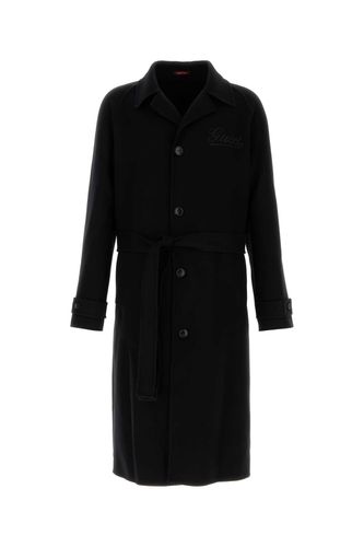 Gucci Black Wool Blend Coat - Gucci - Modalova