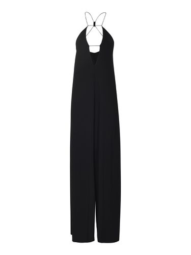 V-neck Off-shoulder Jumpsuit - Amazuìn - Modalova