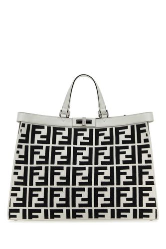 Embroidered Fabric X-tote Shopping Bag - Fendi - Modalova