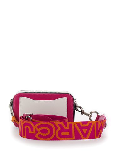 The Snapshot Fuchsia Shoulder Bag With Metal Logo At The Front In Leather Woman - Marc Jacobs - Modalova