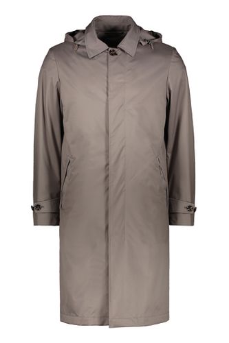 Rialto-ads Hooded Techno Fabric Raincoat - Moorer - Modalova