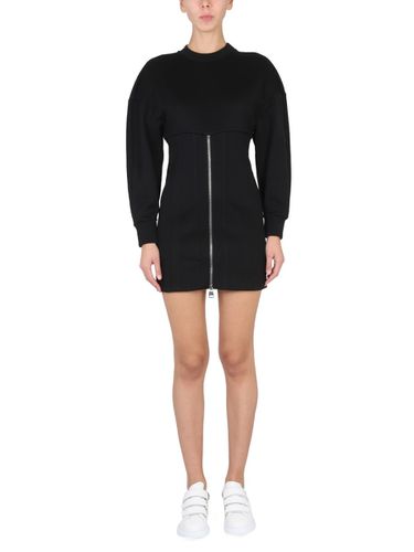 Mini Dress With Cocoon Sleeves - Alexander McQueen - Modalova