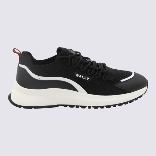Black And White Canvas And Leather Sneakers - Bally - Modalova