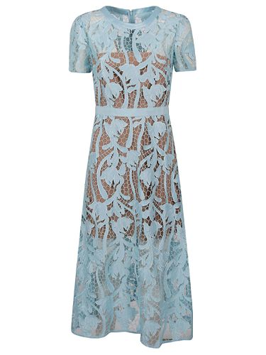 Light Lace Midi Dress - self-portrait - Modalova