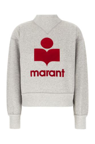 Melange Grey Cotton Blend Sweatshirt - Marant Étoile - Modalova