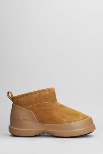 Mb Luna Boot Ankle Boots In Leather Color Suede - Moon Boot - Modalova