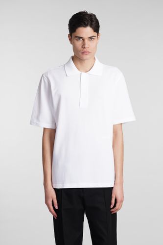 Lanvin Polo In White Cotton - Lanvin - Modalova