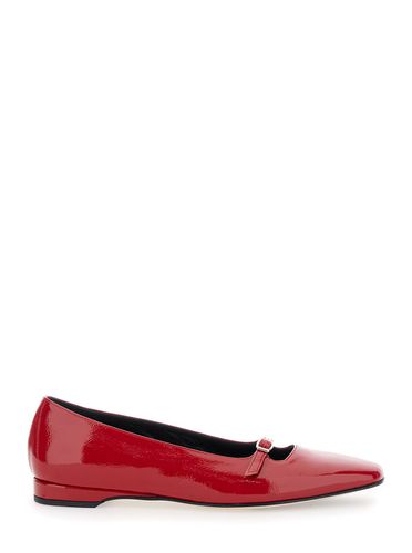 Emilie Ballet Flats With Buckle In Patent Leather Woman - Carel - Modalova