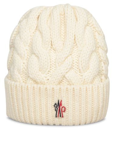 Moncler Grenoble Wool Logo Beanie - Moncler Grenoble - Modalova