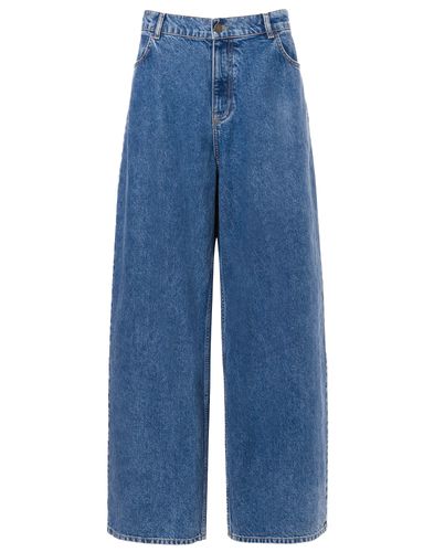 Oversized Jeans With Logo - Philosophy di Lorenzo Serafini - Modalova