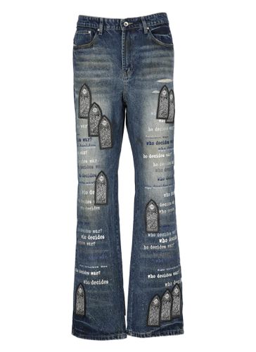 Who Decides War Scripture Jeans - Who Decides War - Modalova