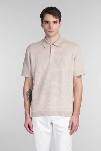 Zegna Polo In Beige Cotton - Zegna - Modalova