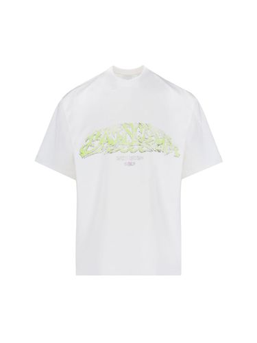 Balenciaga Distressed Print T-shirt - Balenciaga - Modalova
