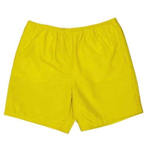 Triangle Logo Plaque Elastic Swim Shorts - Prada - Modalova