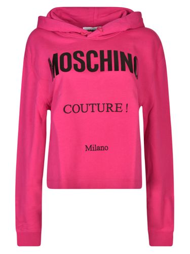 Moschino Couture Hooded Sweatshirt - Moschino - Modalova