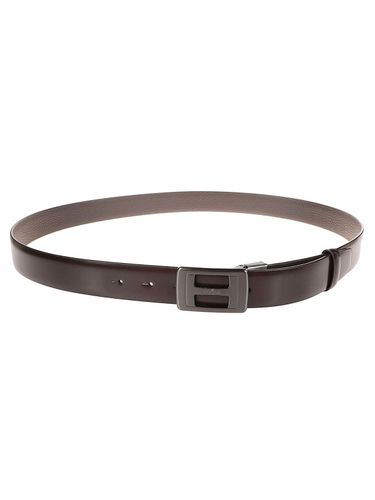 Classic Logo Detailed Buckle Belt - Hogan - Modalova