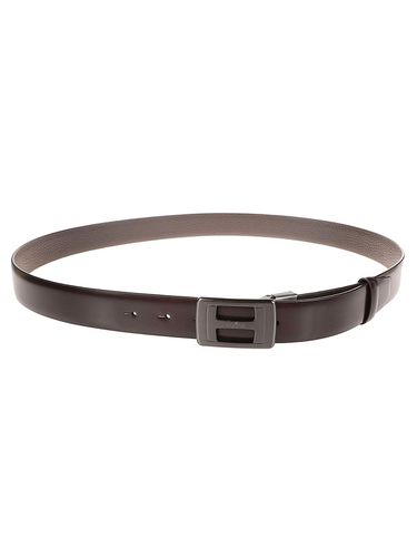 Classic Logo Detailed Buckle Belt - Hogan - Modalova