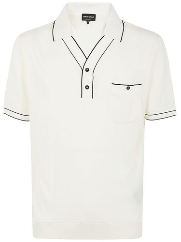Short Sleeves Polo With Pocket - Giorgio Armani - Modalova