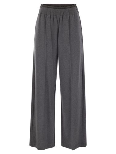 Loose Fit Cotton Trousers - Brunello Cucinelli - Modalova